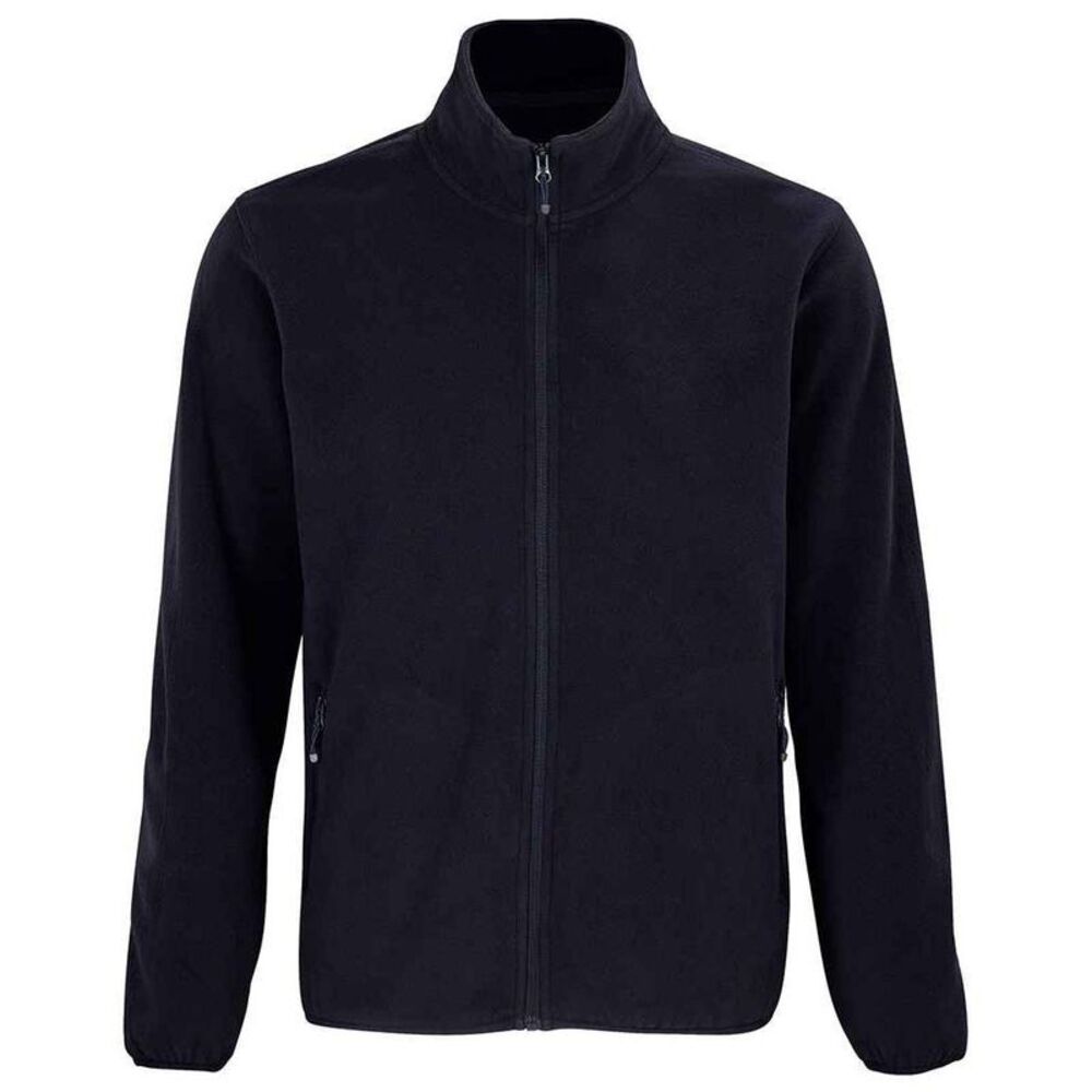 SOLS Mens Factor Recycled Fleece Jacket / Navy
